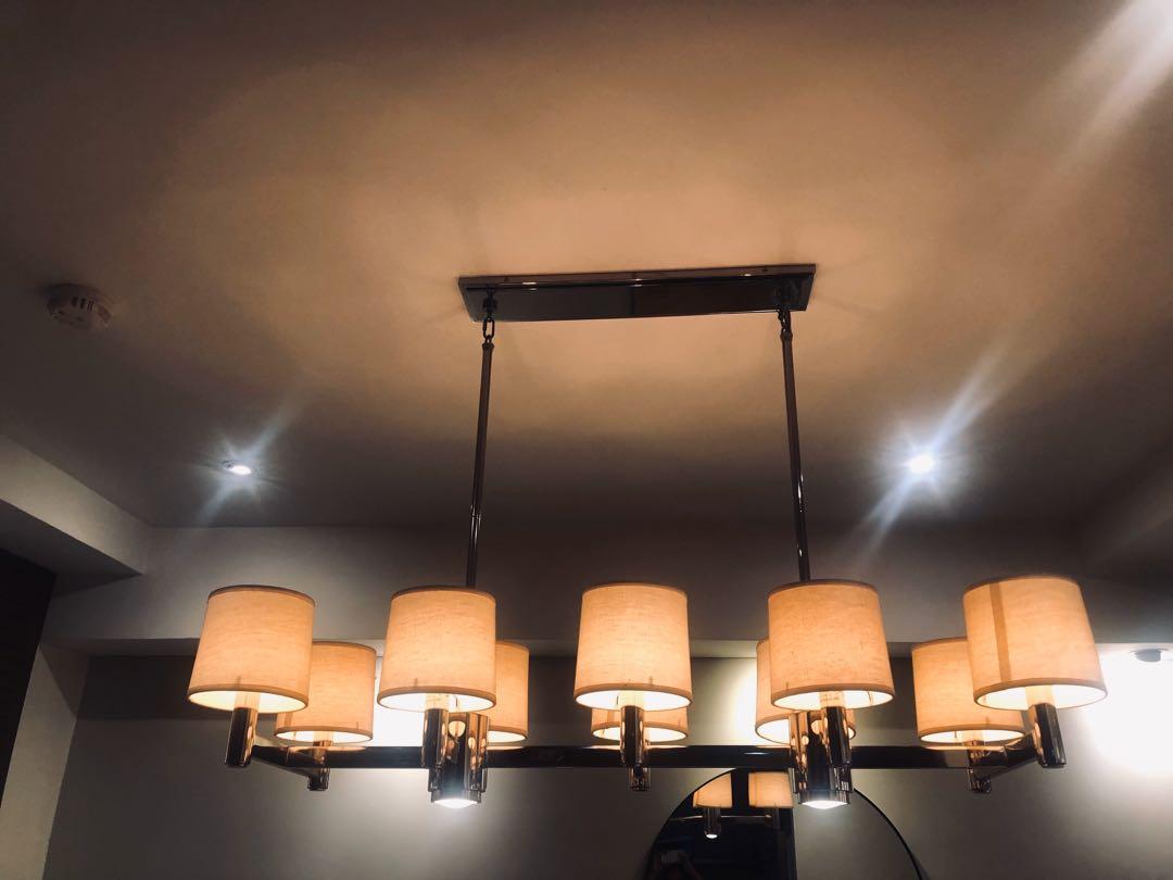 12 bulb Stainless Steel Drop light (Category: Lighting) located in Manila. Submitted by fashownkitty (Listing ID 282280352, Image 2). Description: Nego.
