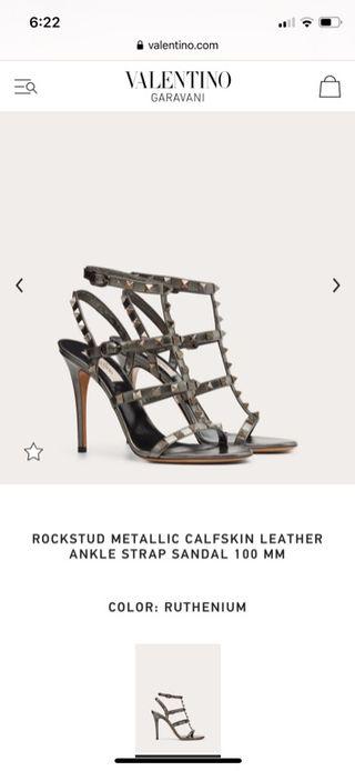 Valentino rock stud sandal heels