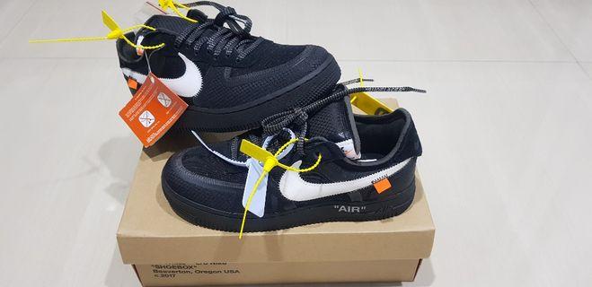BNDS OG Off White Air Force 1, Black, US8.5 not Yeezy, Sacai, Jordan 1