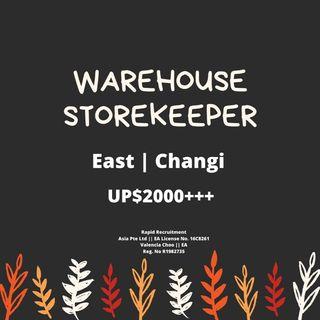 Storekeepers @ Changi ($2000++ | Air Con | Bonus)