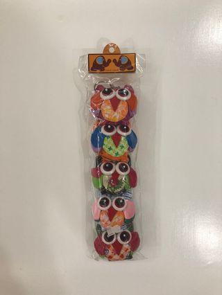 Handcrafted Owl Keychain - Handmade in Thailand (Assorted Designs)