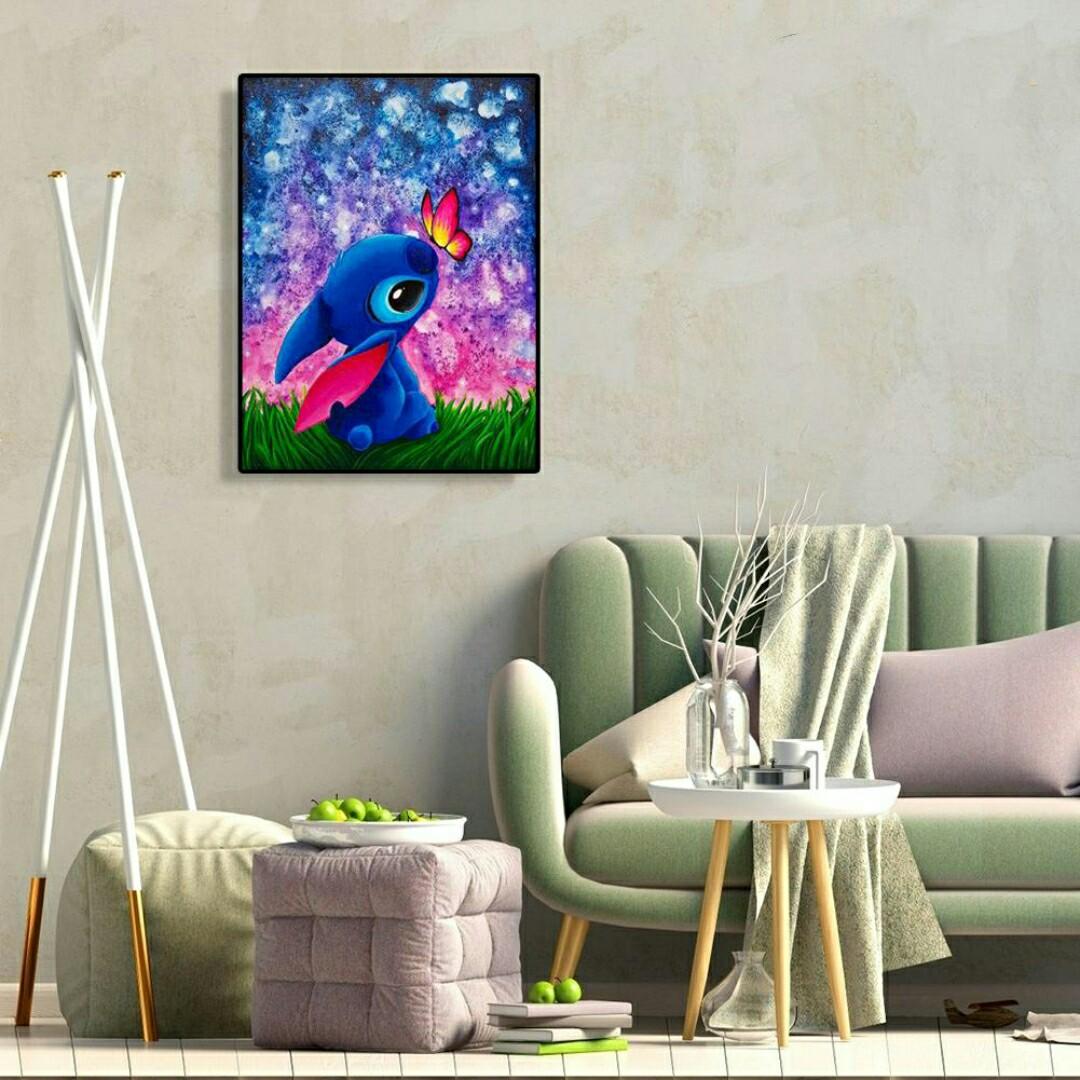 5d Diy Full Drill Diamond Painting Cartoon Character Ready Stock
