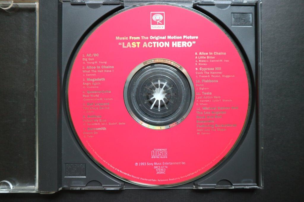 幻影英雄 Last Action Hero 電影原聲 日版 CD 附側紙 首版 日本 舊版無IFPI 阿諾舒華辛力加 AC/DC Big ...