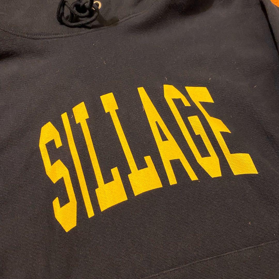 經典 Sillage Champion Hoodie Yuthanan 深藍短版裁切帽踢