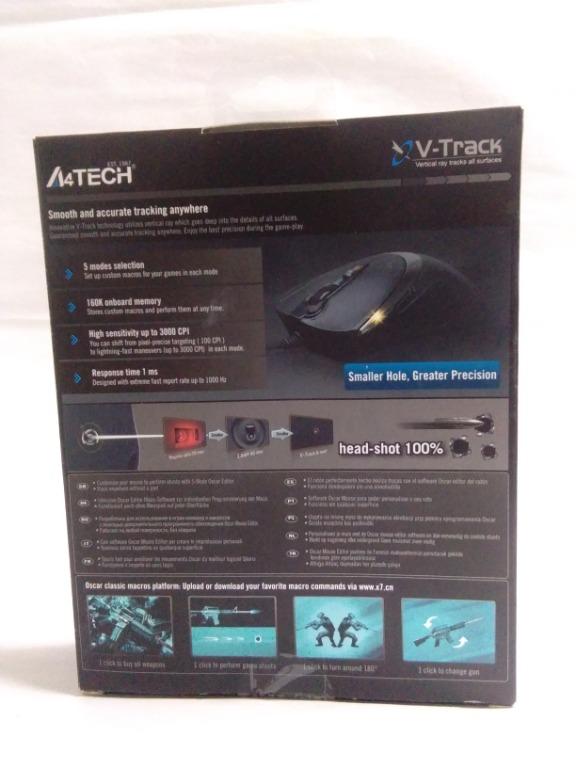 A4Tech V-Track Gaming Mouse F4-X7, Video Gaming, Gaming Accessories ...