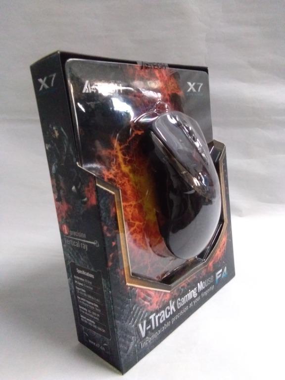 A4Tech V-Track Gaming Mouse F4-X7, Video Gaming, Gaming Accessories ...