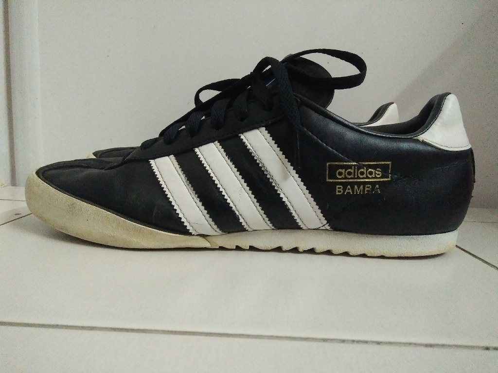 Adidas bamba black deals