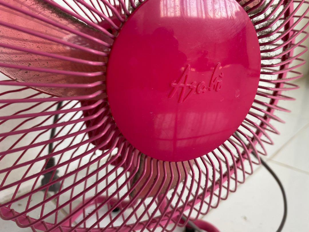 Asahi pink mini desk fan, Furniture u0026 Home Living, Lighting u0026 Fans, Fans on  Carousell