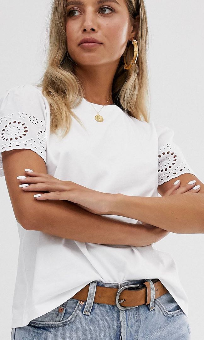 asos white top