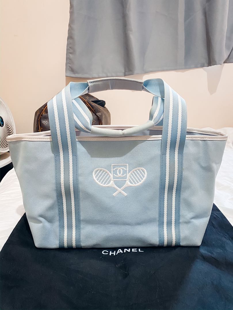 chanel tennis tote bag