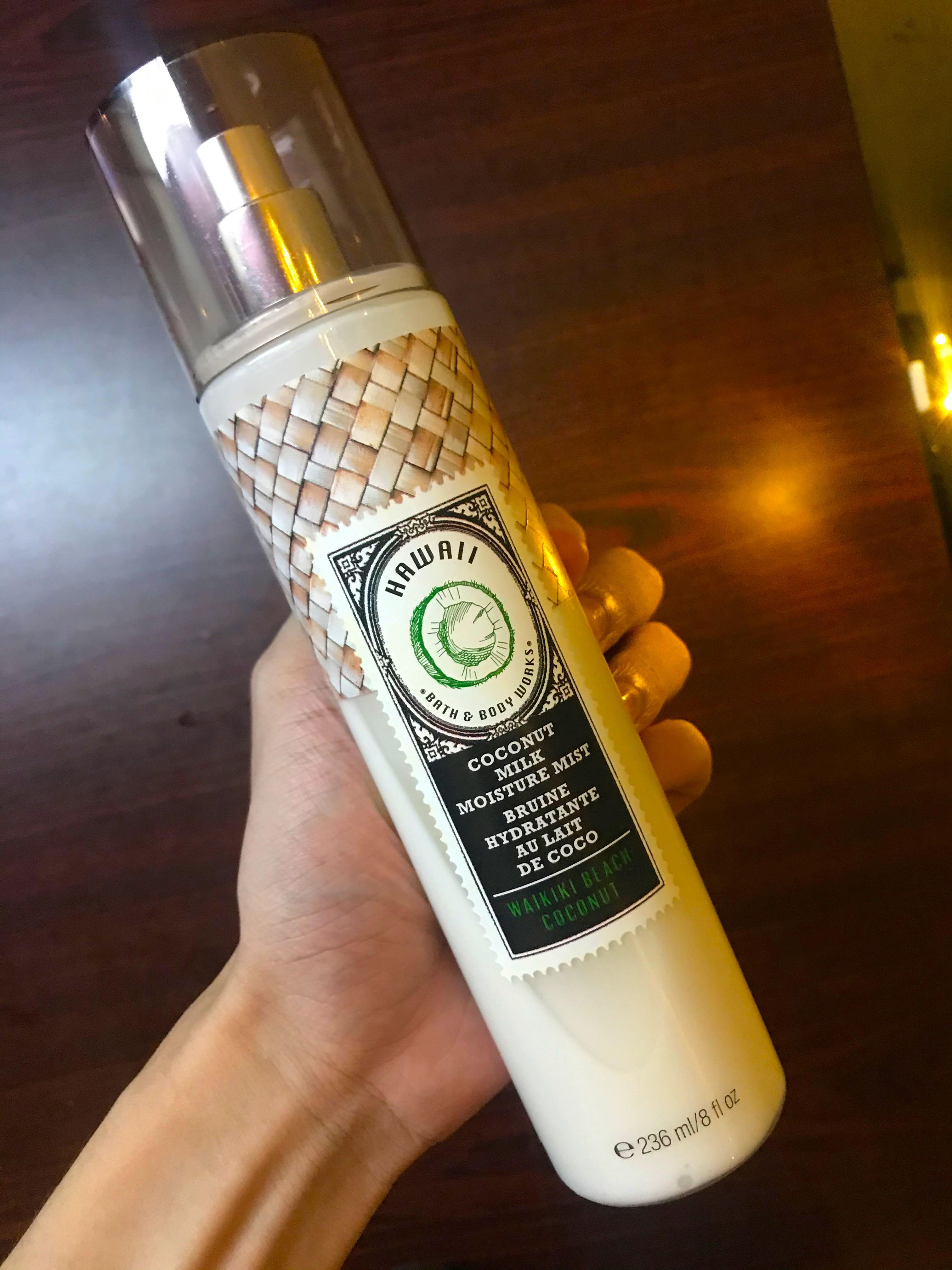 Coconut milk moisture mist bath and body works online