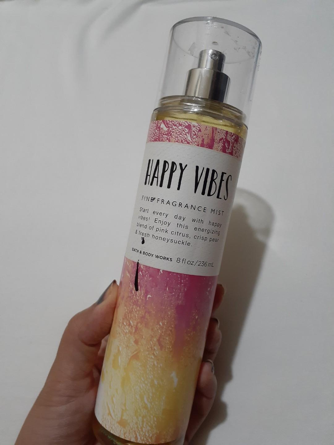 Bath Body Works Happy Vibes Beauty Personal Care Sanitary Hygiene On Carousell