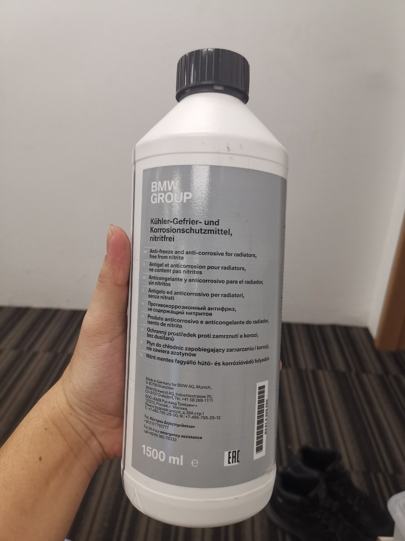 BMW coolant antifreeze ready to use 1.5 litres, Motorcycles, Motorcycle ...
