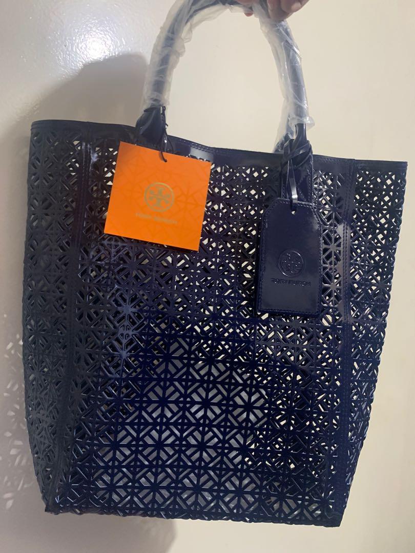 tory burch plastic tote