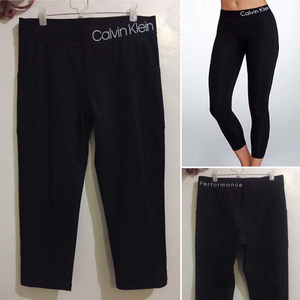 calvin klein performance leggings with pockets