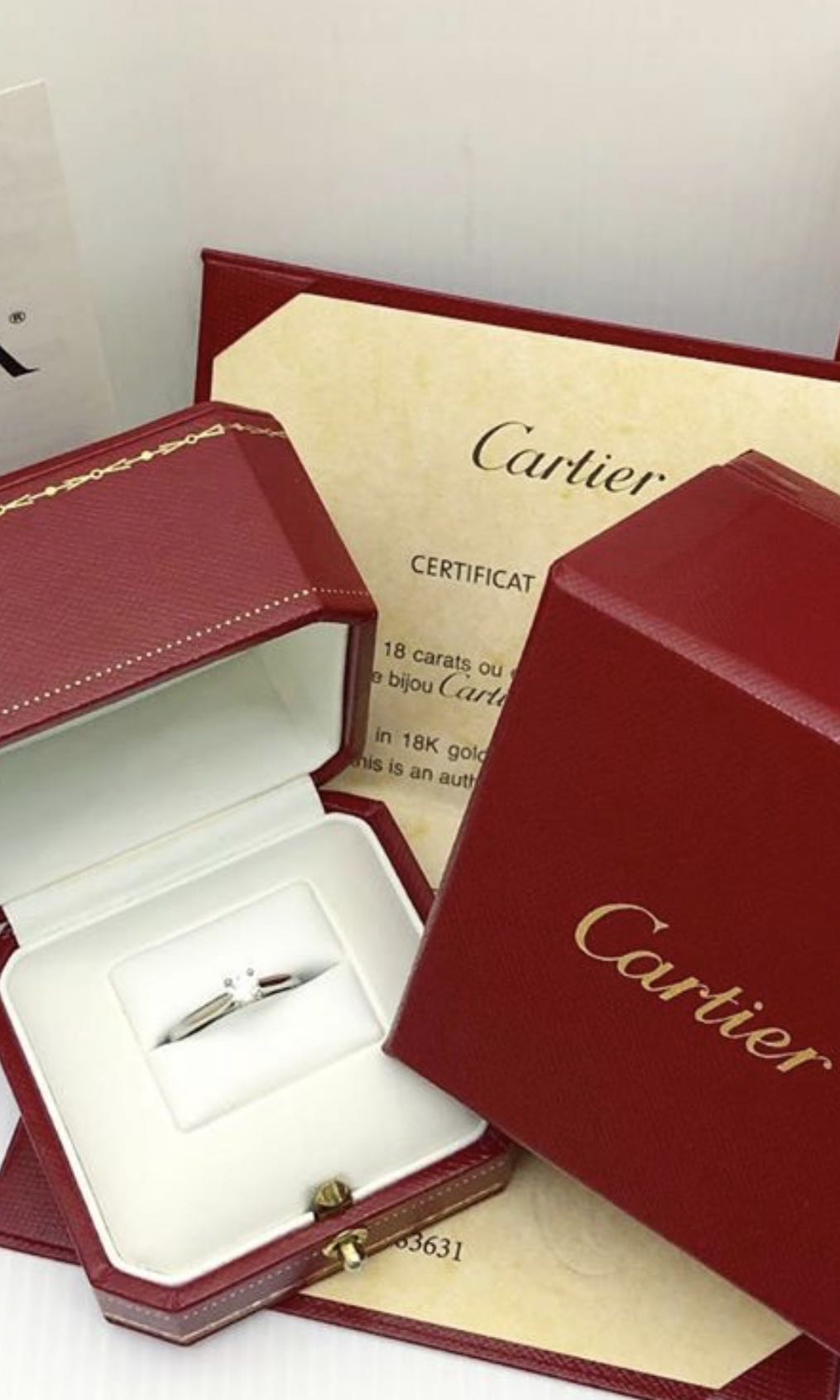 Cartier 2025 teardrop ring