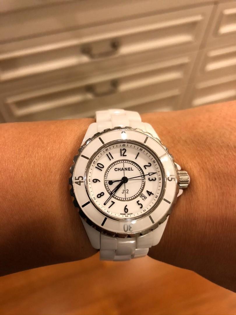 Chanel J21 White Ceramic Watch, Barang 