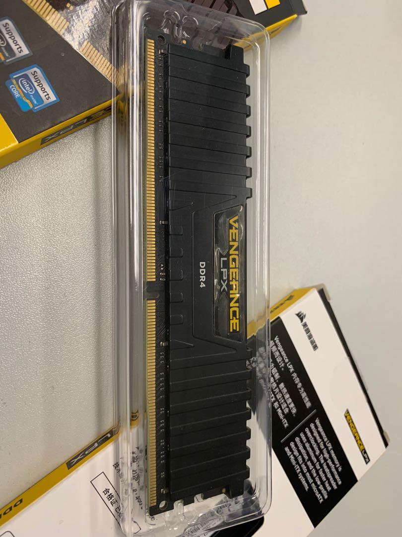 Corsair Vengeance 16GB (2 x DDR4 2400MHz (終身保用), 電腦＆科技, 手提電腦- Carousell