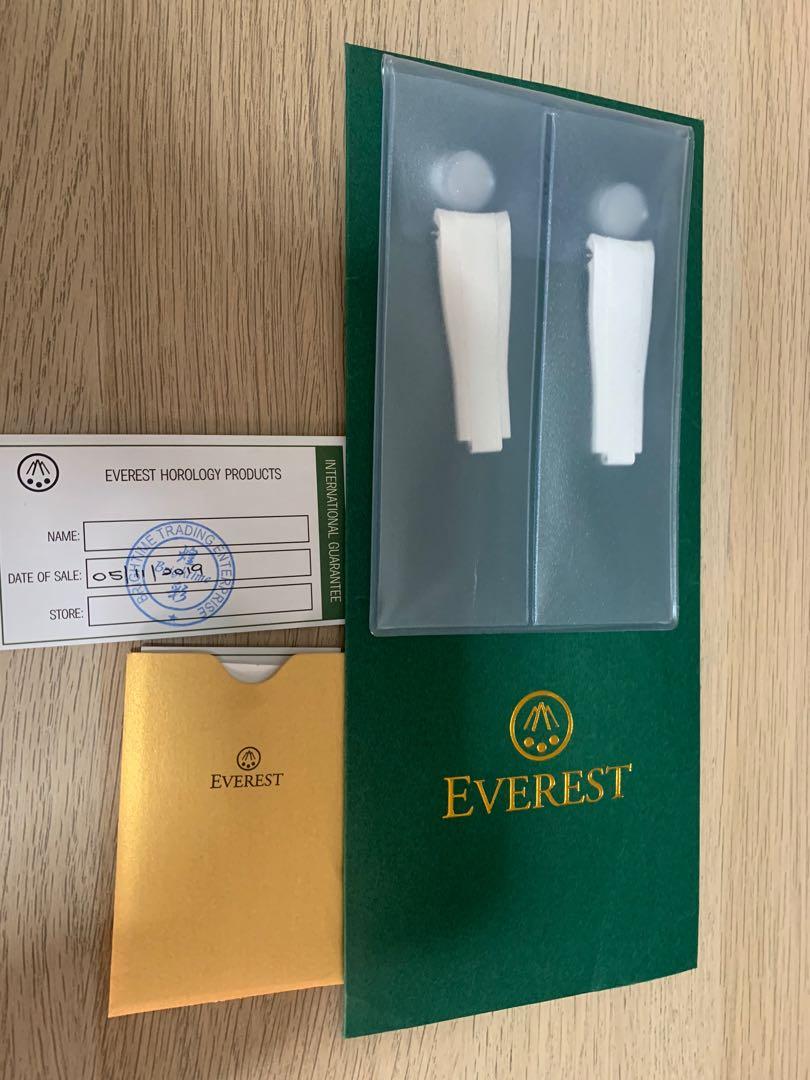 Everestbands Curved End Rubber Strap with Deployant Clasp