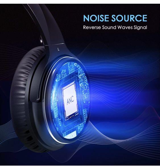 FITFORT ANC Active Noise Cancelling Headphones [2020 Upgraded