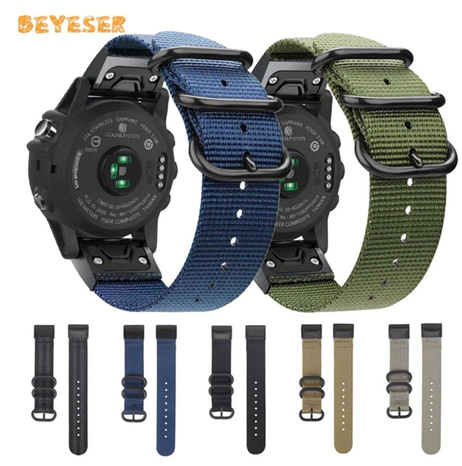 Garmin fenix 5s nylon on sale strap