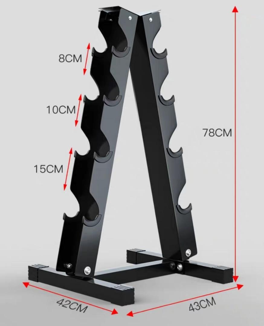 Gym dumbbell/ Weights Rack 4 tier 50kg (wholesale), Sports, Weights