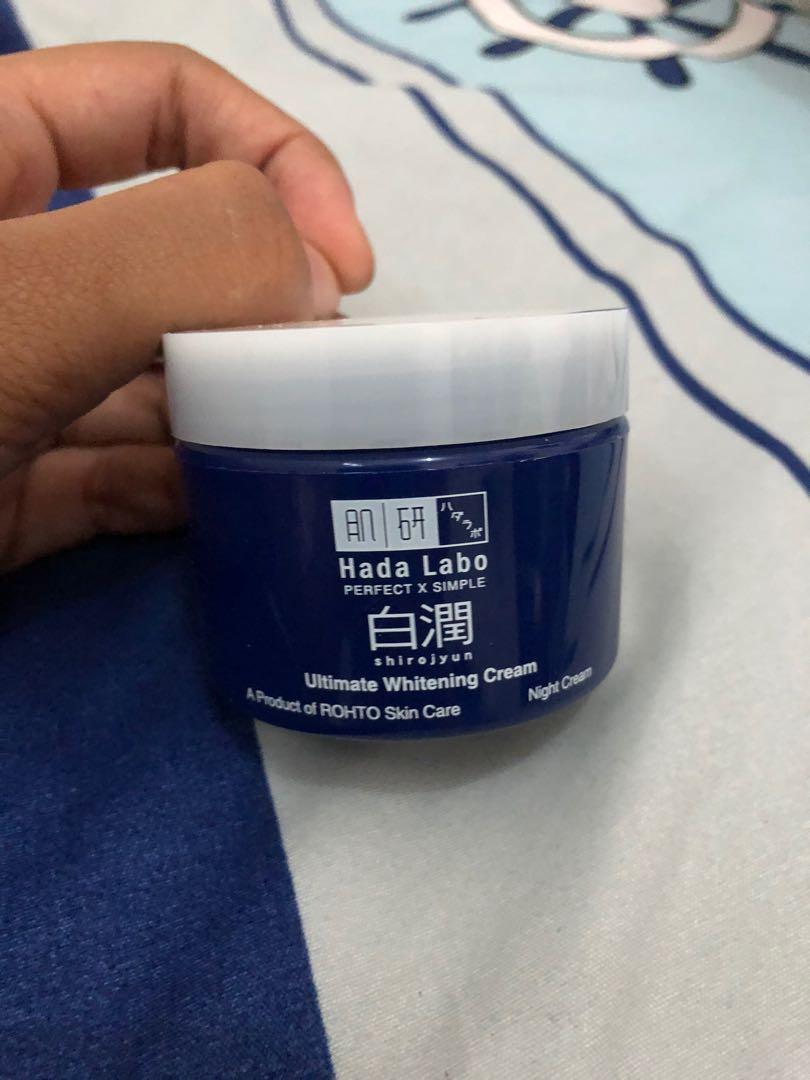 Hada Labo Shirojyun Night Cream, Kesehatan & Kecantikan, Kulit, Sabun