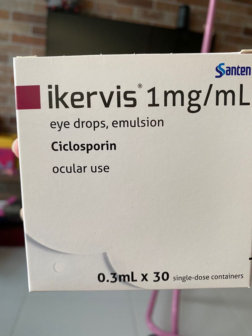Ikervis 1mg eye drops NEW!!!, Beauty & Personal Care, Face, Face Care