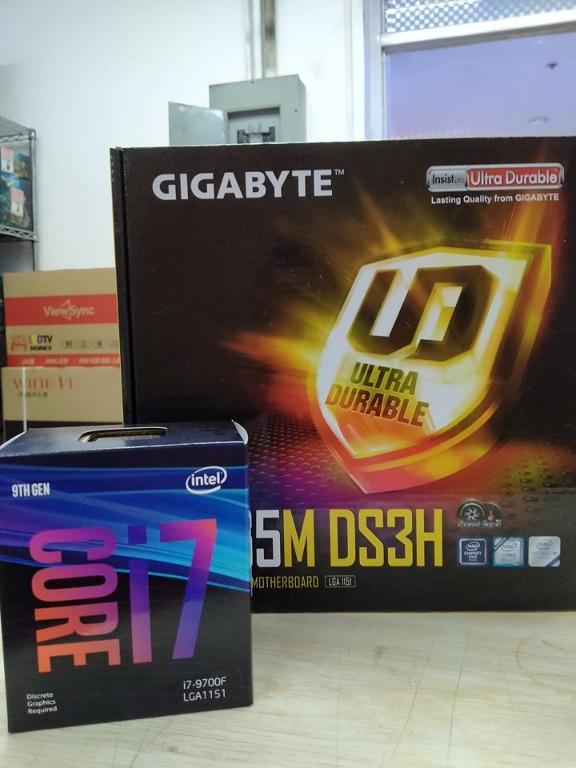 Intel Core I7 9700f With Gigabyte 65 Motherboard Electronics Computer Parts Accessories On Carousell