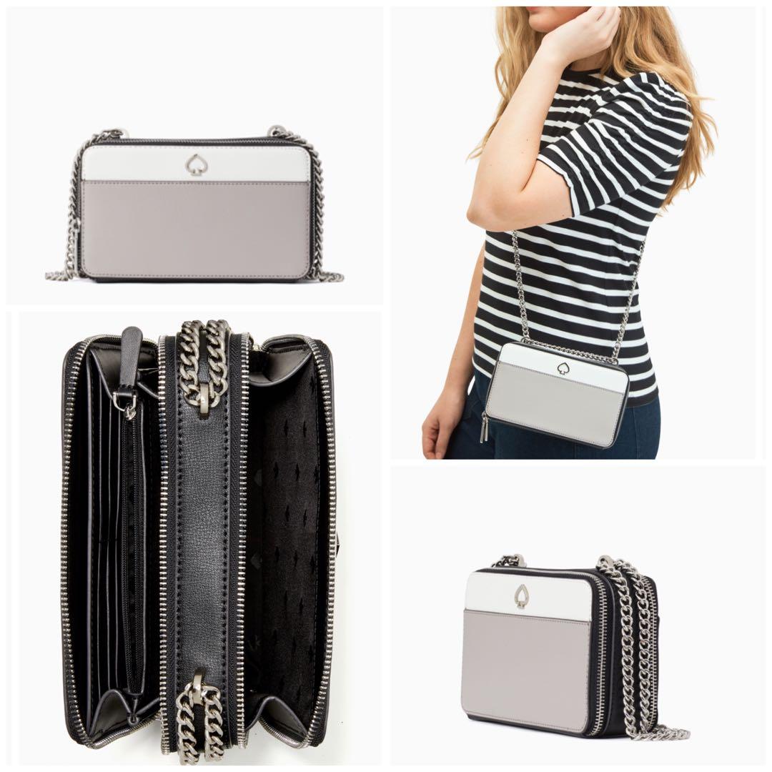 Adele double zip crossbody kate spade clearance