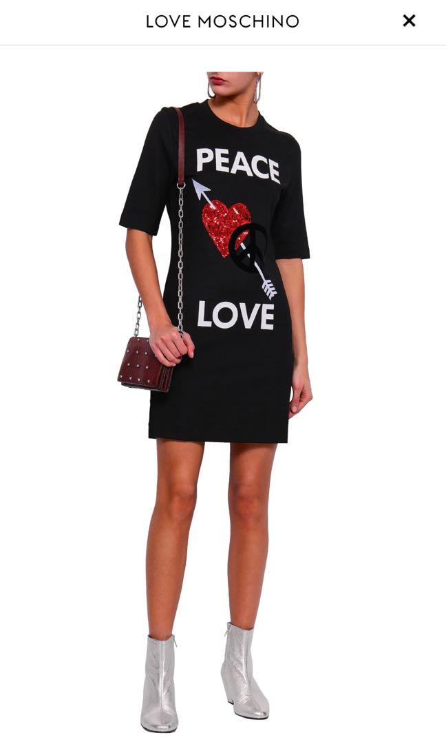 Love moschino tshirt dress 2025