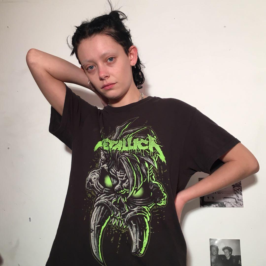 Metallica Lime Green Monster Tee, Men's 