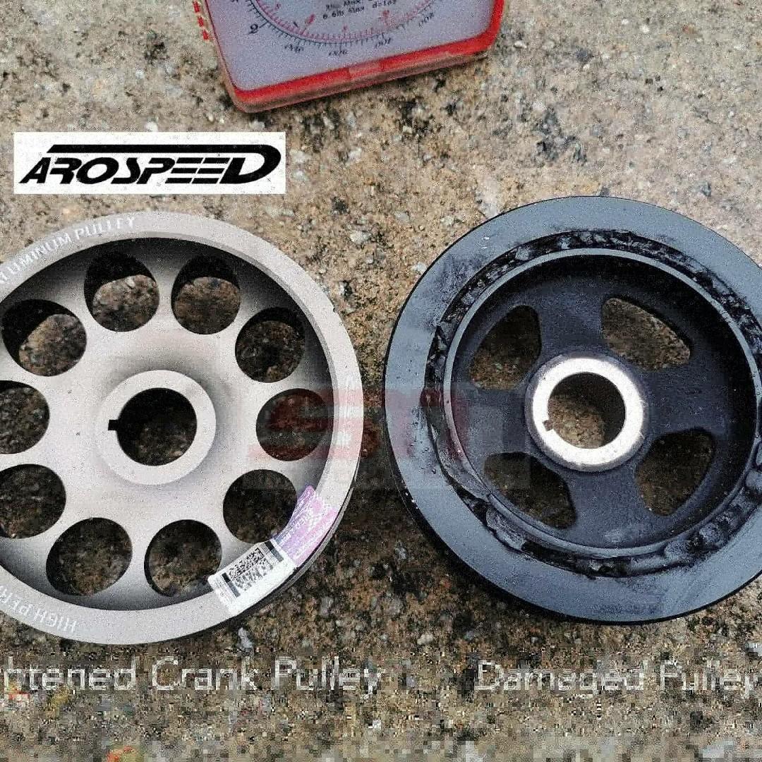 Mitsubishi Lancer GT Inspira Arospeed Lightened Crank Pulley, Auto Accessories on Carousell