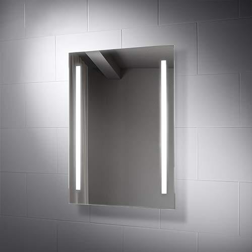 Pebble Grey LED Bathroom Mirror AntiFog Vanity Mirror, Furniture