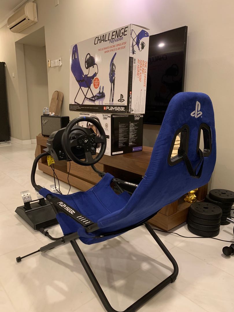 Top Sim-Racing Setup (T300 RS, 2 Räder, Playseat challenge)