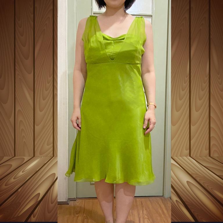 Ricci Lizaso : Apple Green Cocktail Party Dress, Women's Fashion, Dresses &  Sets, Evening dresses & gowns on Carousell
