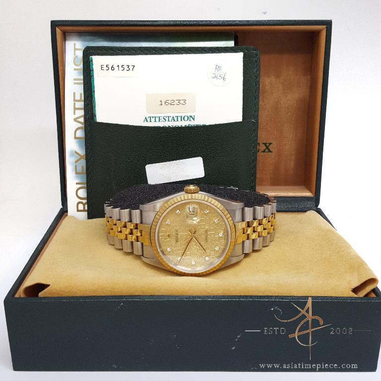 rolex datejust computer dial