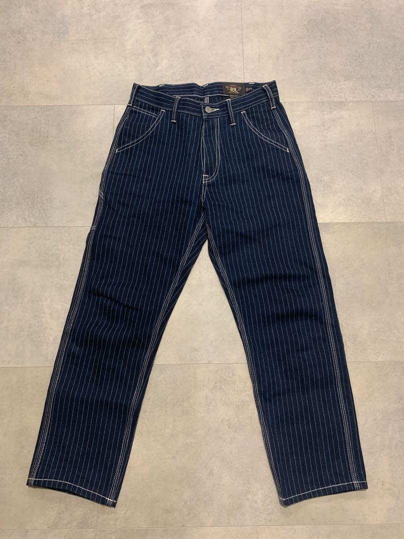 RRL Wabash Indigo Stripe Jeans, Women's Fashion, Bottoms, Jeans