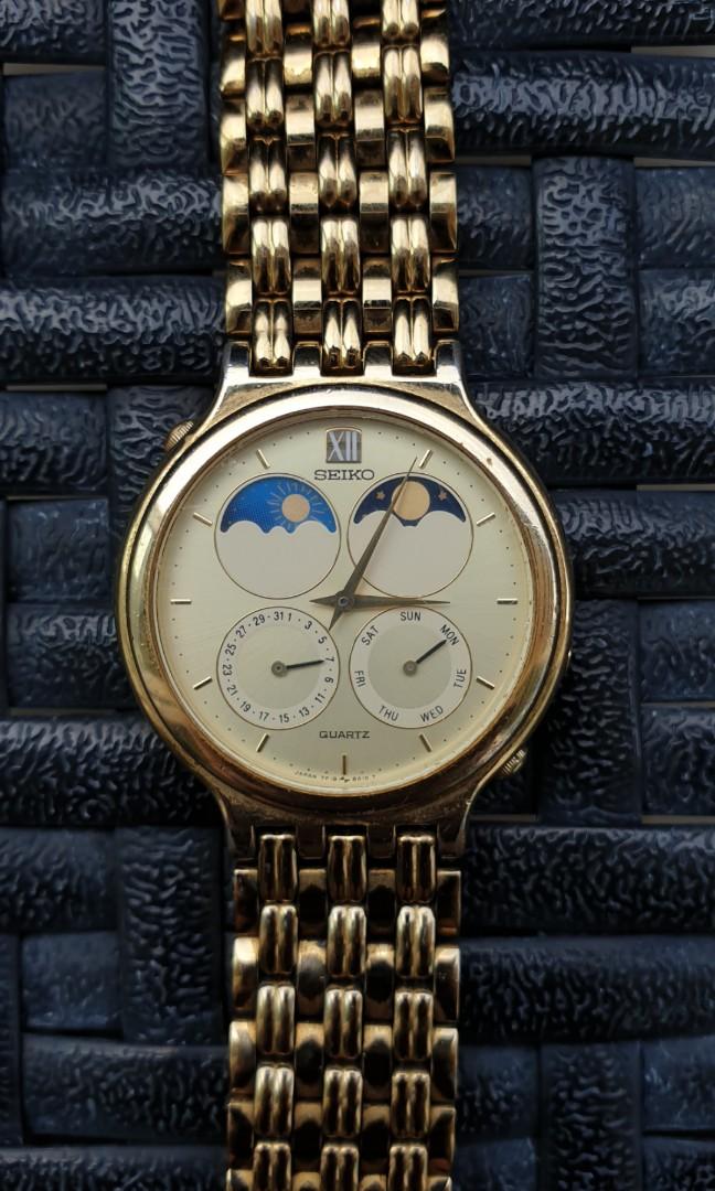 Seiko 7F18 Sun Moonphase Mobile Phones Gadgets Wearables