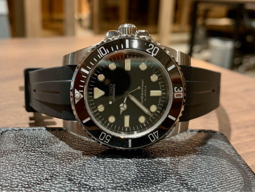Seiko submariner homage Men s Fashion Watches Accessories Watches on Carousell