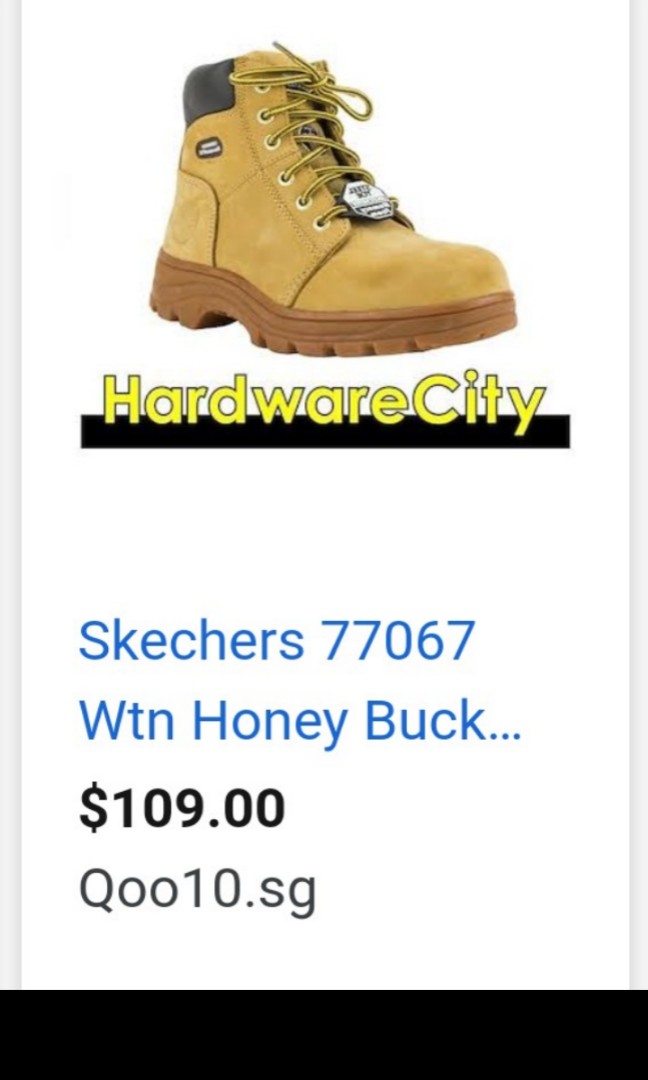 Skechers Safety Boots Men s Fashion Footwear Boots on Carousell