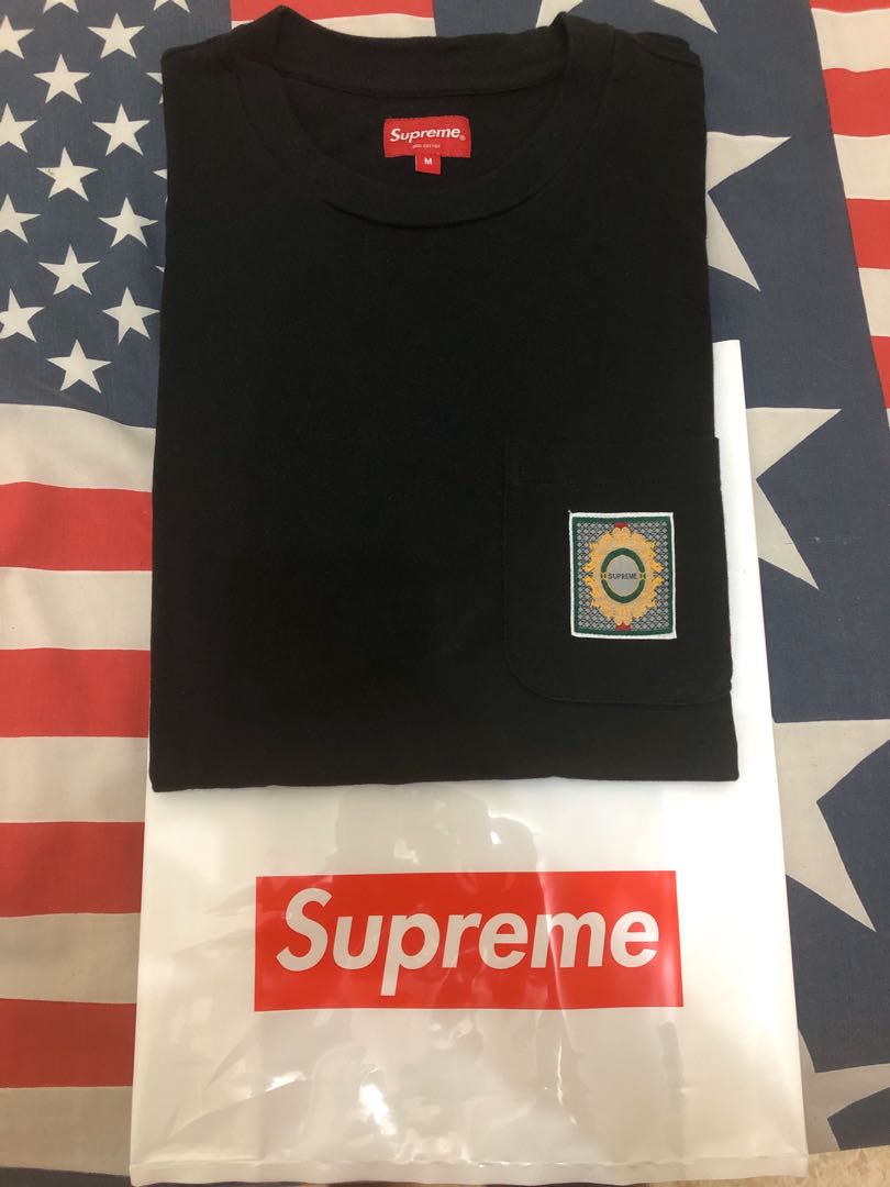 Supreme Crest Label Pocket Tees
