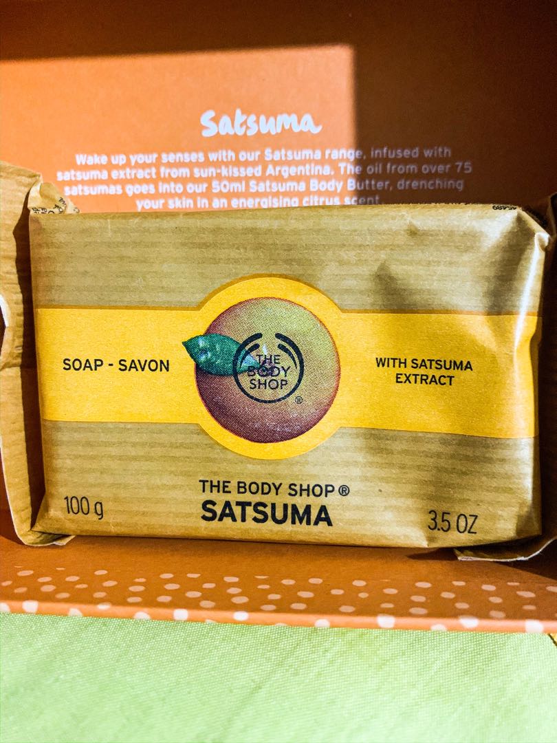 The Body Shop Satsuma Soap, Beauty & Personal Care, Bath & Body, Body