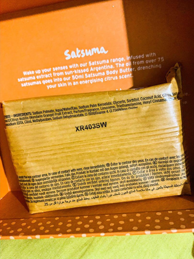 The Body Shop Satsuma Soap, Beauty & Personal Care, Bath & Body, Body