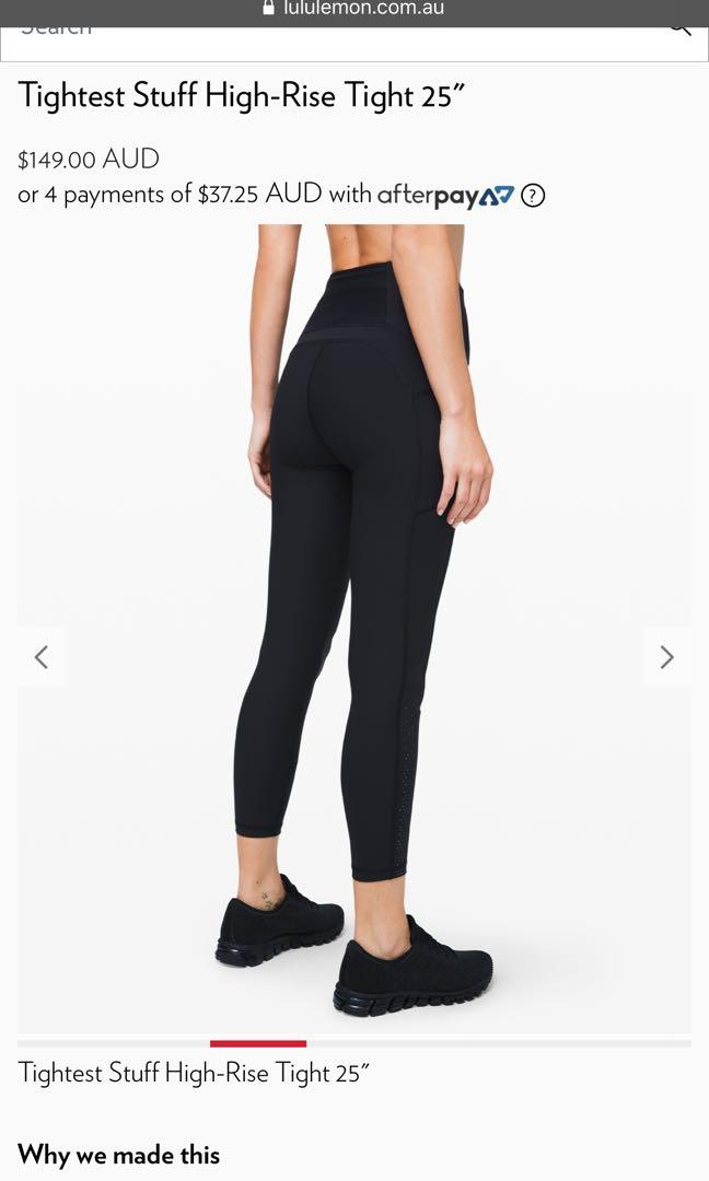 Tightest Stuff Reflective High-Rise Tight 25 True Navy, Women's Fashion,  Activewear on Carousell