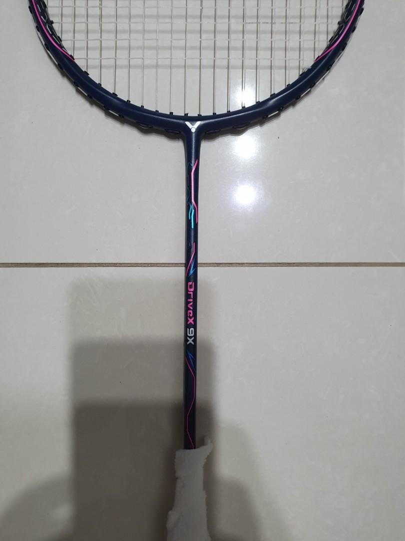 Victor DriveX 9X Badminton Racket, Sports Equipment, Sports & Games ...