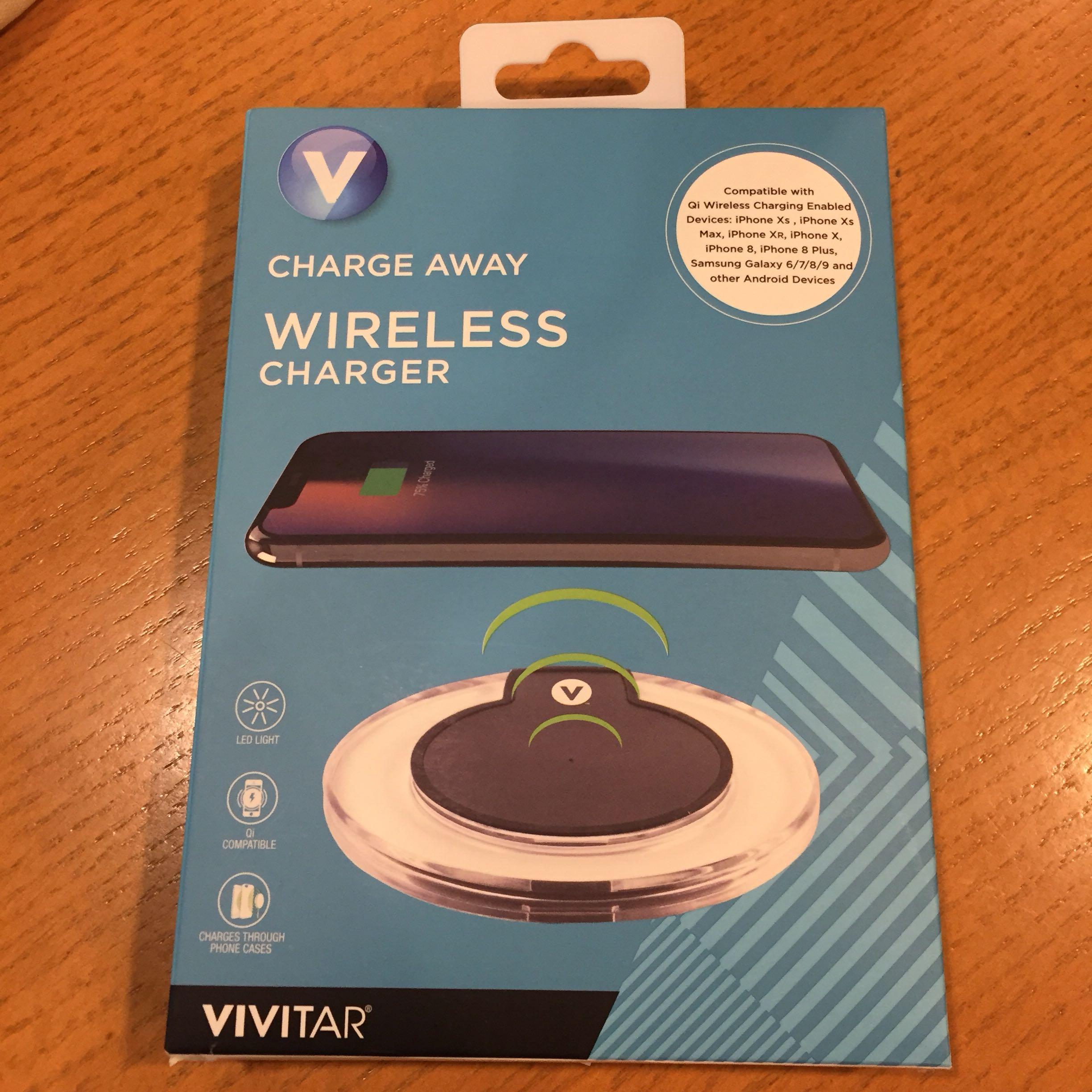Vivitar Wireless Charger for iPhone, Android, Audio, Portable Audio
