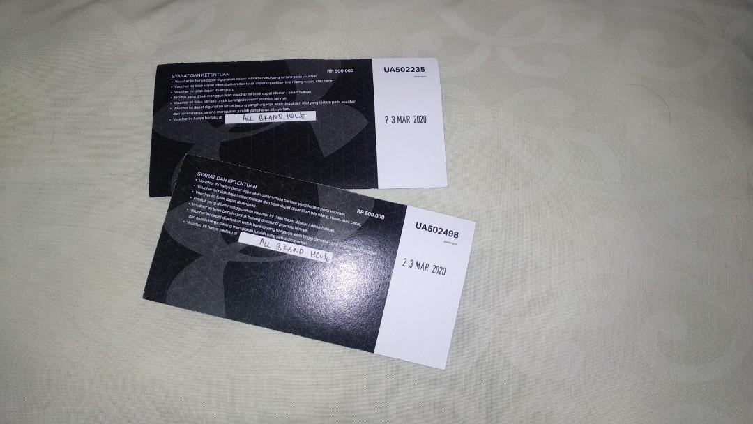 Voucher under armour, Tiket & Voucher, Kartu Hadiah & Voucher di Carousell