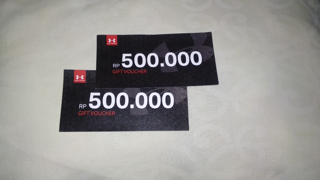Voucher under armour, Tiket & Voucher, Kartu Hadiah & Voucher di Carousell