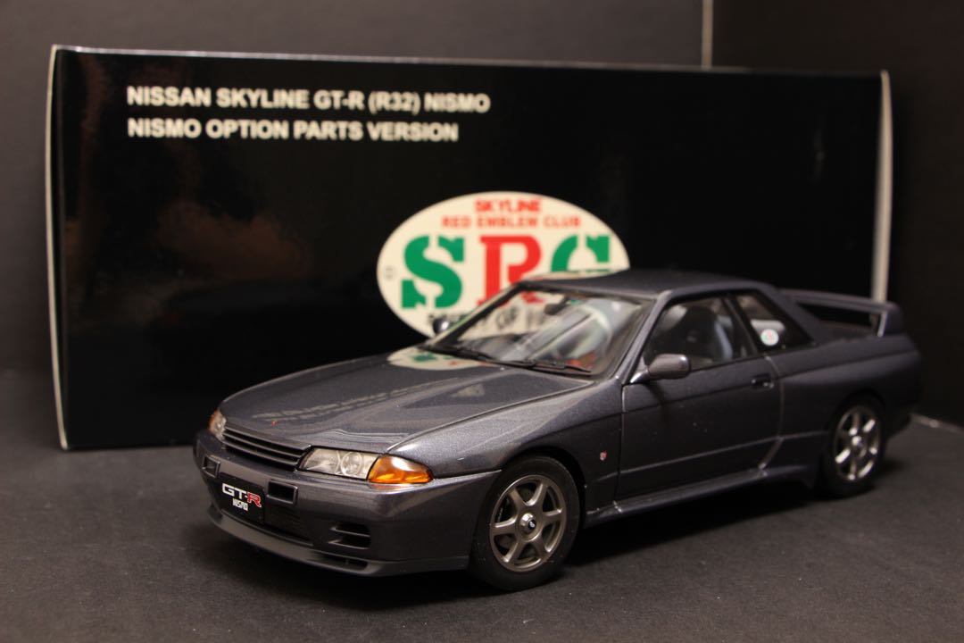 1/18 Autoart Nissan Skyline GTR R32 Nismo (Gunmetal Grey, SRC